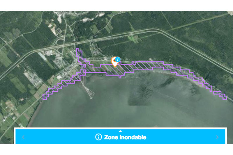 Zones à risques d’inondation au Québec: une application Web conçue pour les citoyens