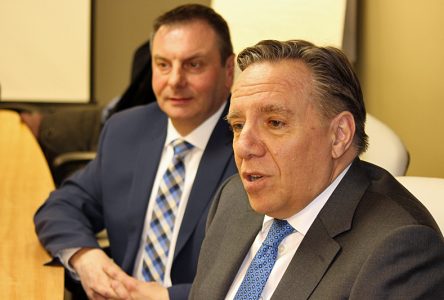 François Legault à Donnacona 