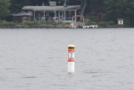 Les bouées ont déjà un effet positif au lac Sept-Îles