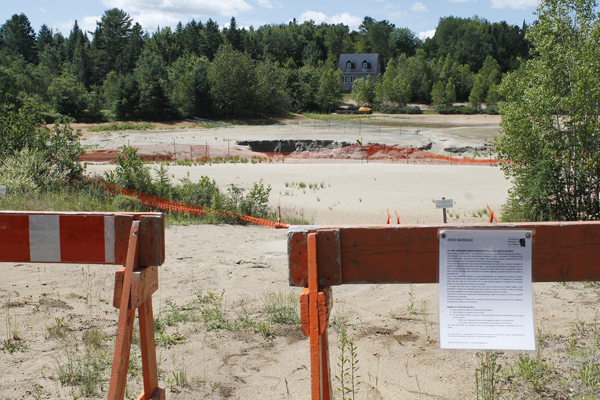 Le barrage du lac Bison sera reconstruit au printemps