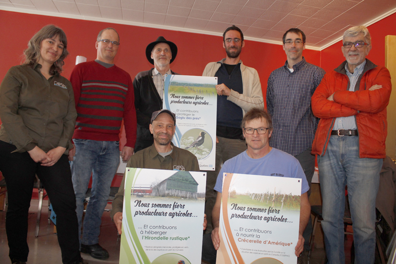 La CAPSA et des agriculteurs s’unissent pour ramener les oiseaux dans les champs