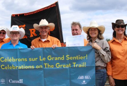 Le raccordement du Grand sentier célébré à Saint-Basile