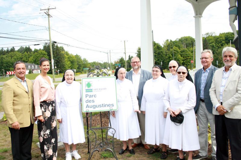 Le parc des Augustines inauguré à Saint-Augustin-de-Desmaures