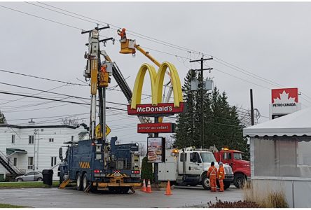 Toujours 314 abonnés sans électricité dans Portneuf