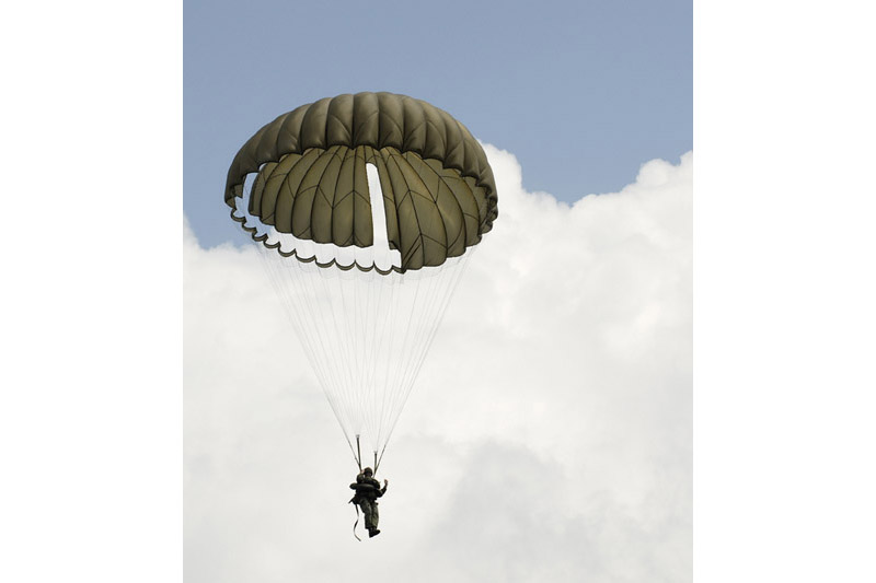 Militaires à l’entraînement au lac Saint-Joseph