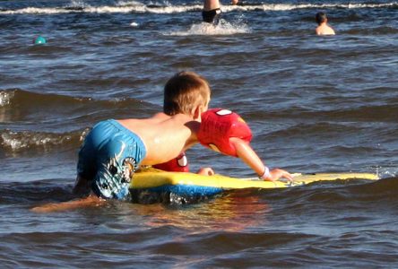 Réouverture de la plage du Club nautique à Lac Sergent