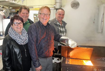 Des copeaux pour bouillir le sirop