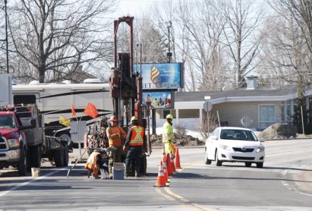 Relevés sur la route 138 à Neuville