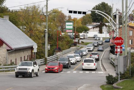 Feux de circulation en fonction ce matin à Pont-Rouge