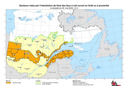 Levée de l’interdiction des feux à ciel ouvert dans Portneuf et La Jacques-Cartier