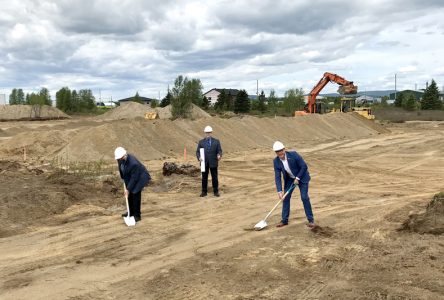 L’incubateur en construction à Saint-Raymond