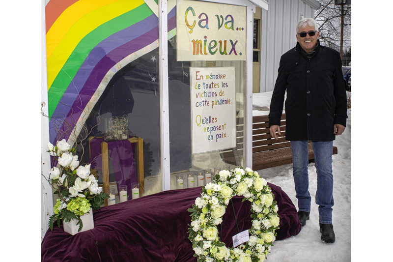 Une cérémonie en mémoire des victimes de la COVID-19 à Portneuf