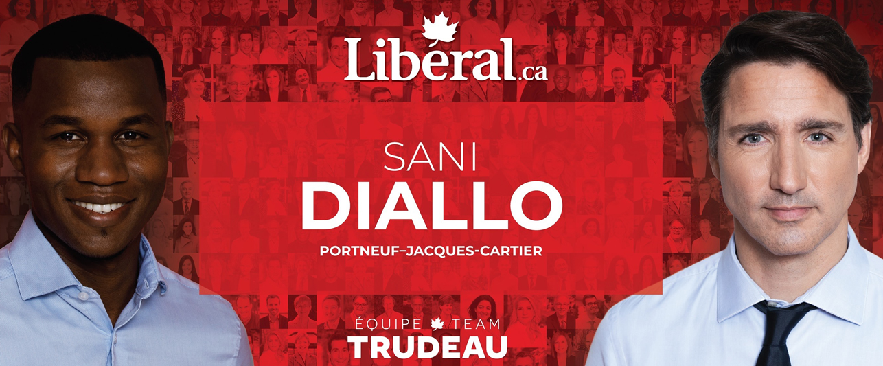 Sani Diallo, candidat libéral dans Portneuf-Jacques-Cartier