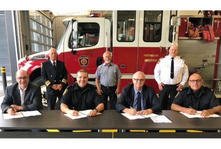 Nouvelle convention pour les pompiers de Saint-Raymond