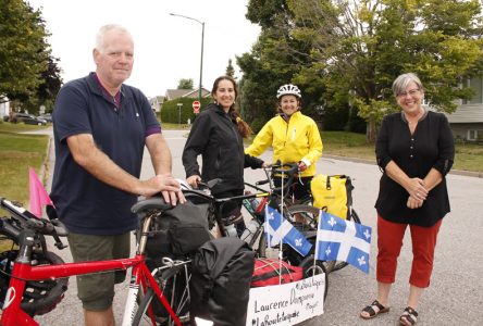 Route Turquoise: Laurence Dompierre-Major s’est arrêtée à Donnacona