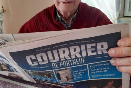 Le Courrier de Portneuf lu… jusqu’en Normandie