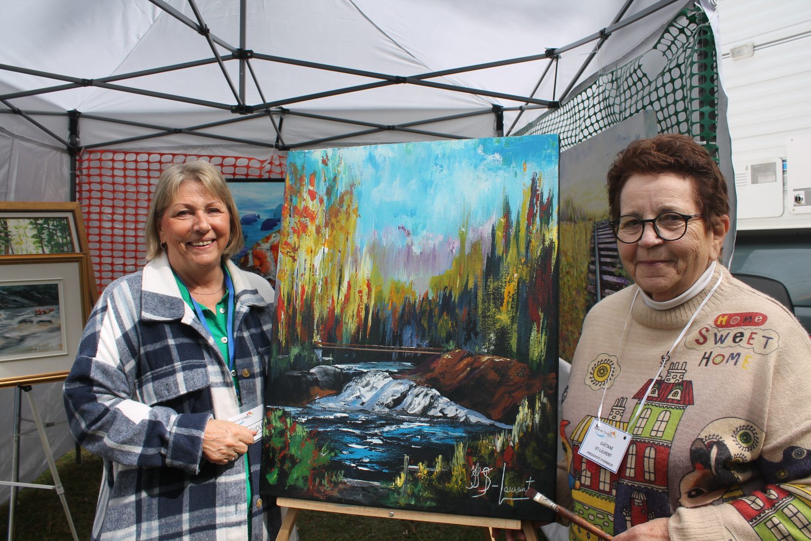 Les artistes choyés par la nature au symposium Eaux en couleur