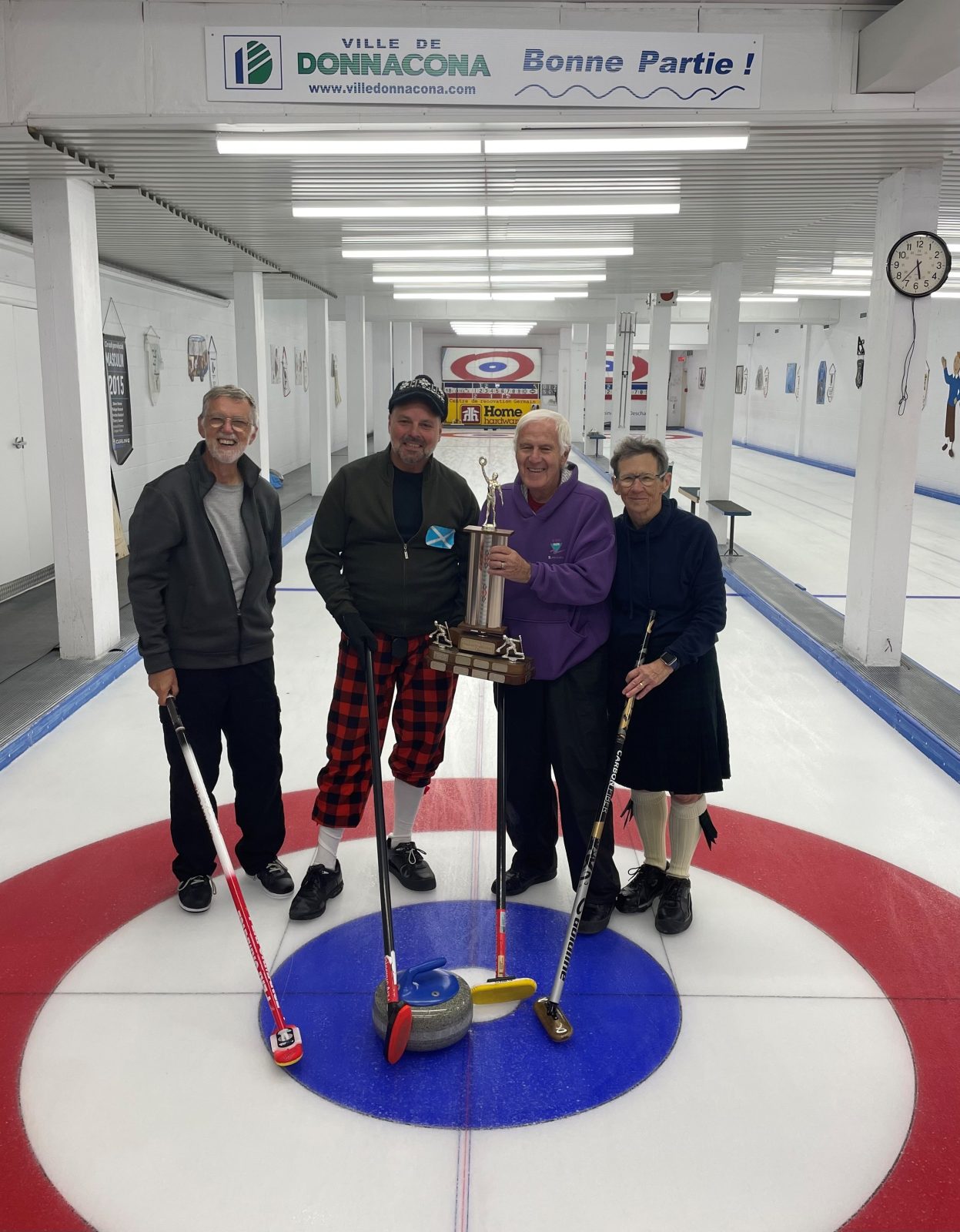 Un tournoi sous le thème de l’Écosse pour le Club de Curling Portneuf