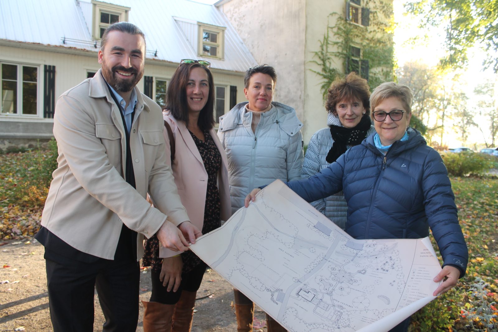 Des jardins en hommage aux Hale au Domaine seigneurial Sainte-Anne