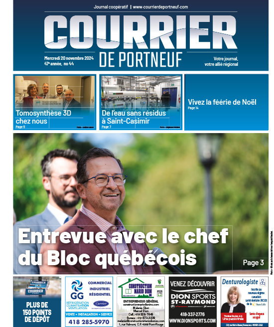 Courrier de Portneuf du 20 novembre 2024